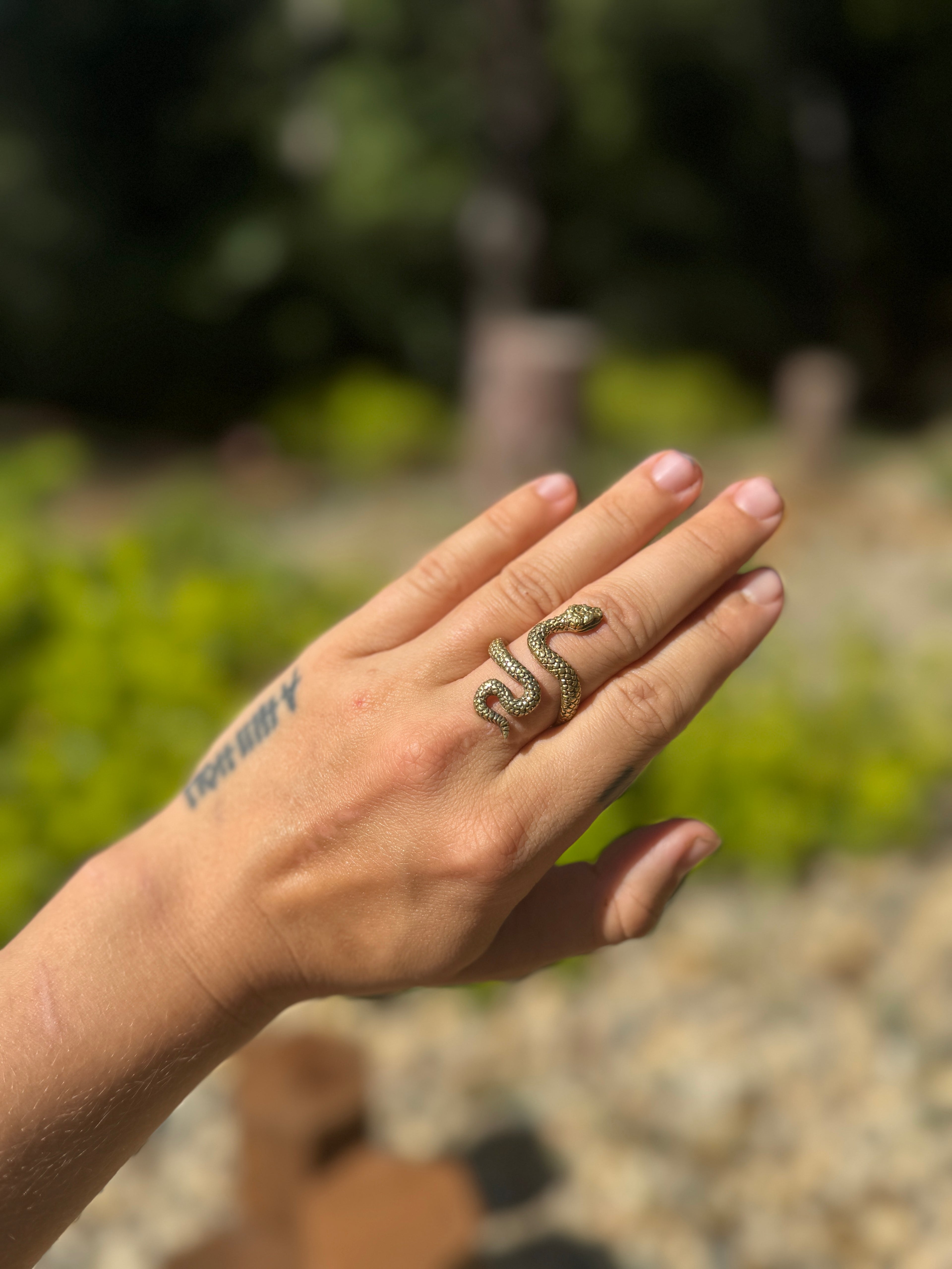 Temple Serpent Ring