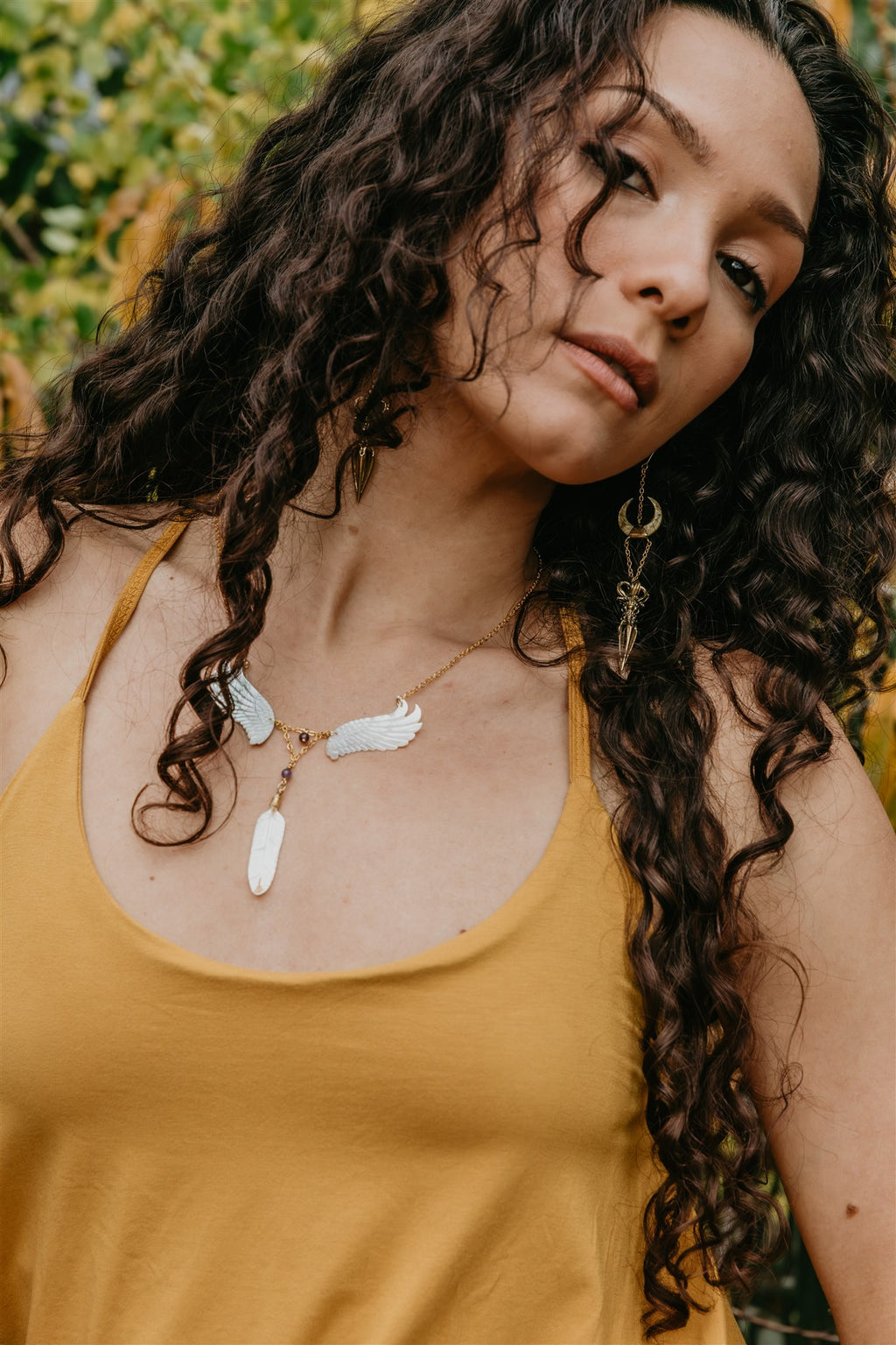 Dorje Crescent Earrings